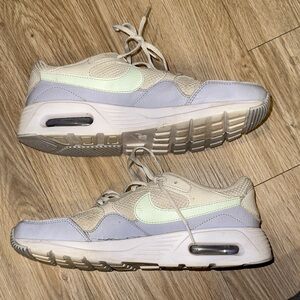 Nike Air Max Sneakers in Cream and Light Blue
